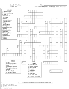 Ch. 21 Puzzles pp. 39-40
