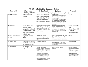 Jeopardy Answers for Test Review