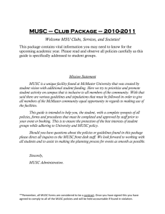 MUSC Special Event Venue Pricing