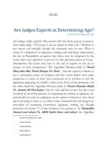 Are Judges Experts in Determining Age