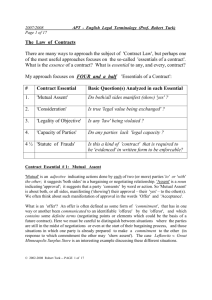 2007/2008 APT - English Legal Terminology (Prof