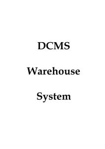Warehouse Management Overview