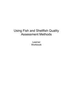 Quality Assessment - Seafood Training Academy