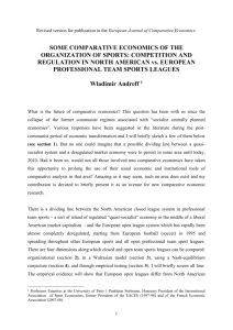 A new area for comparative economics: Competition and - Hal-SHS