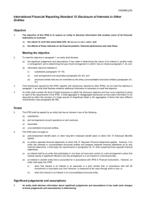 International Financial Reporting Standard 12 Disclosure of Interests