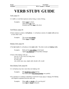 Study Guide For Test - Eastchester Middle School