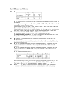 Stat 240 Homework 3 Solutions