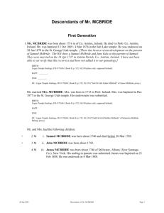 Modified Register for Mr - Belnap Family Organization