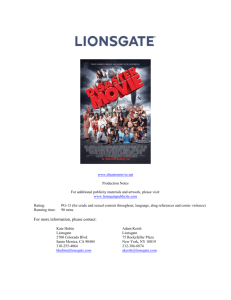 disaster movie - Lionsgate Publicity