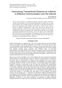 transactional distance