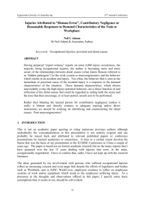 Design Guidelines Paper - Ergonomic Society of Australia