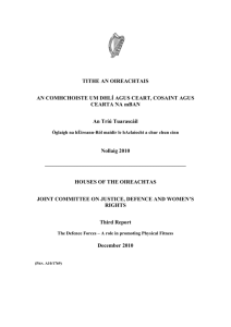 Joint Committee on Justice, Defence and Women's Rights Third