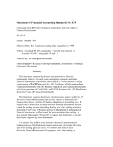 Statement of Financial Accounting Standards No. 119