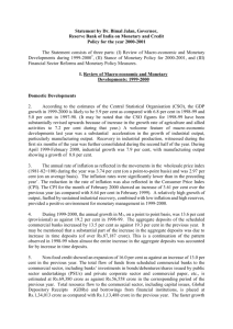 Development of Financial Markets