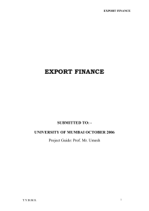 export finance