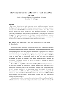 The Flow of Funds in East Asia