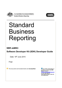 SBR ebMS3 SDK Developer Guidex