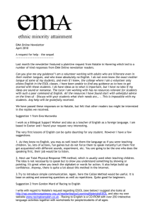 - Online Support for Ethnic Minority Attainment