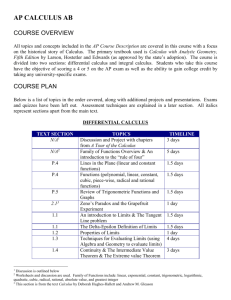 ap calculus ab - Chaparral Star Academy