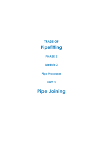 4.0 Flanged Pipe Joints