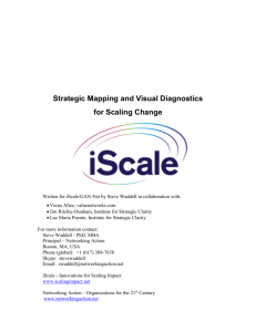 Strategic Mapping and Visual Diagnostics for Scaling Change