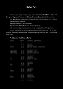 Port list - BengkelProgram.com