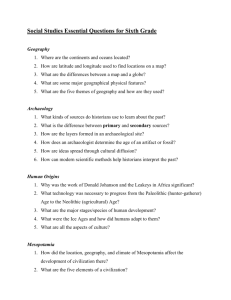 SS Essential Questions