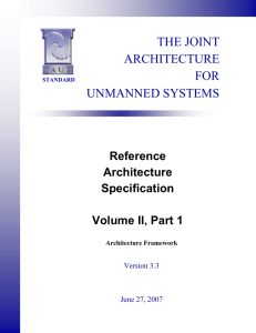 JAUS Reference Architecture - Mechanical and Materials Engineering