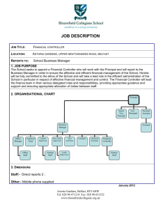 Job Description - Template - Bloomfield Collegiate School