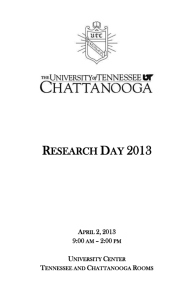 Research Day 2013 April 2, 2013 9:00 am – 2:00 pm University