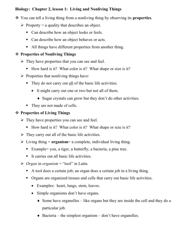 biology-chapter-2-lesson-1-living-and-nonliving-things