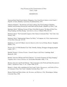 Draft List of References - Scholars at Harvard