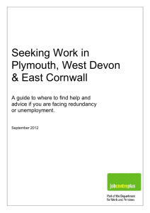 Seeking Work in - Devon County Council