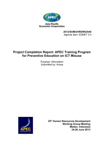 Report of the APEC Education Foundation