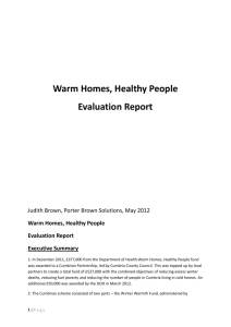 Warm Homes, Healthy People