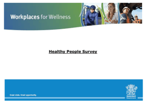 Welcome to the Healthy People Survey