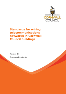 Standards for wiring telecommunications networks