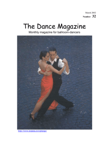 The Dance-magazine is an edition from Fred Bolder's