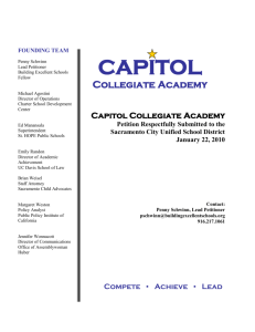 Capitol Collegiate Charter Petition