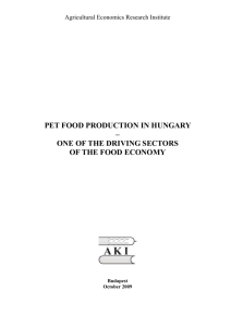 1. About pet food