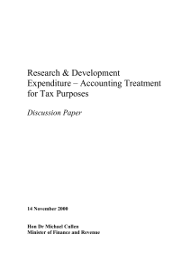 Research & Development Expenditure