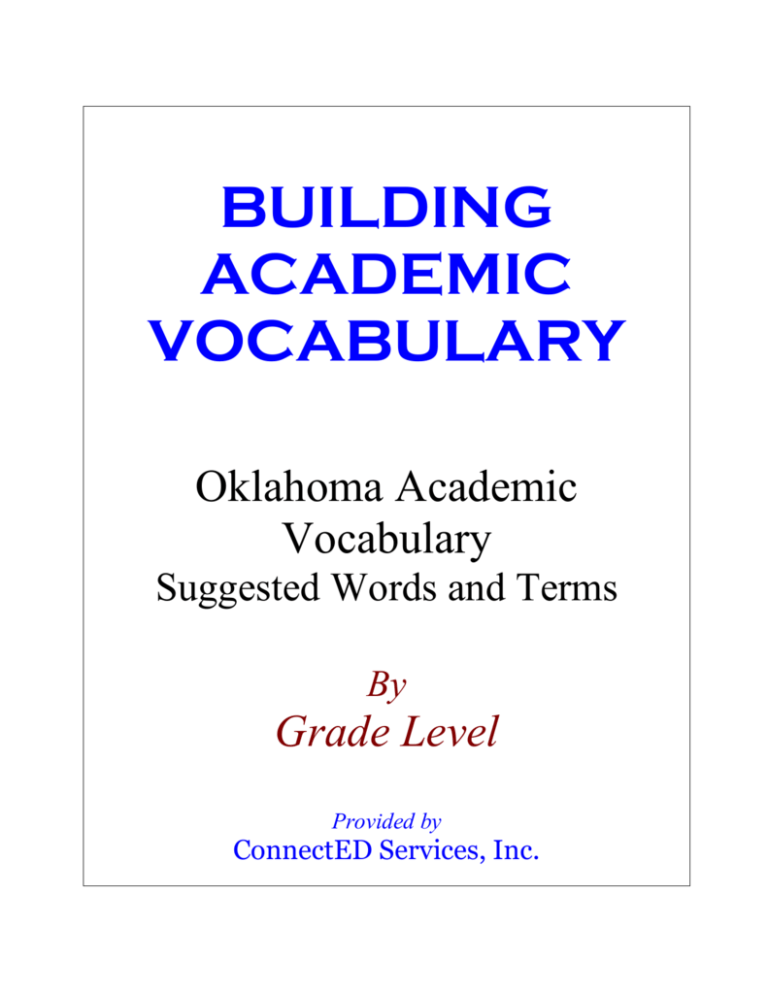 K 12 Word List By Grade