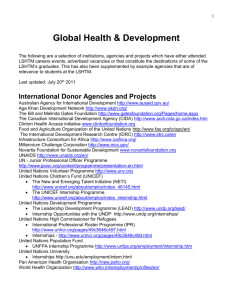 Global Health & Development