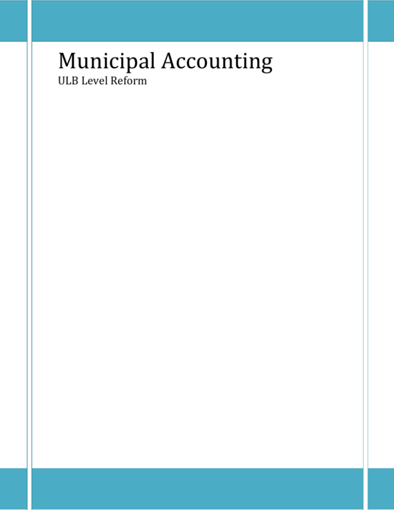 Municipal Financial Management