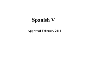 Spanish V