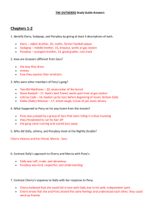 THE OUTSIDERS Study Guide Answers Chapters 1