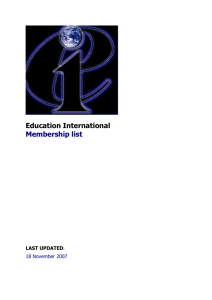 / Print - Education International