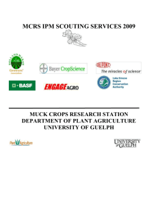 mcrs ipm scouting services 2009