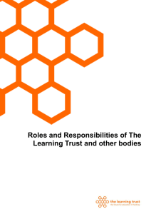Roles and Responsibilities of Hackney Learning Trust and Other