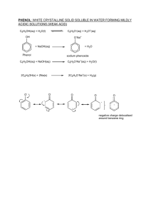 Phenol chemistry - Miller, Jonathan